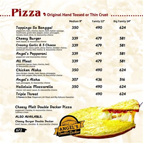 angel's pizza - mandaluyong photos|Angel's Pizza Menu .